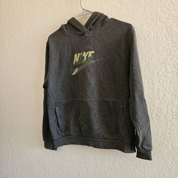 Nike Camo Logo Pullover Hoodie - Picture 1 of 7